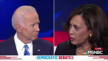 Joe Biden und Kamala Harris in TV-Übertragung