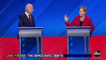 Elizabeth Warren bei Fernseh-Debatte