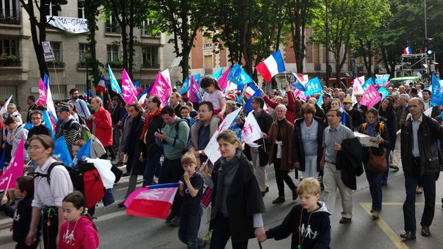 Proteste gegen Homo-Ehe