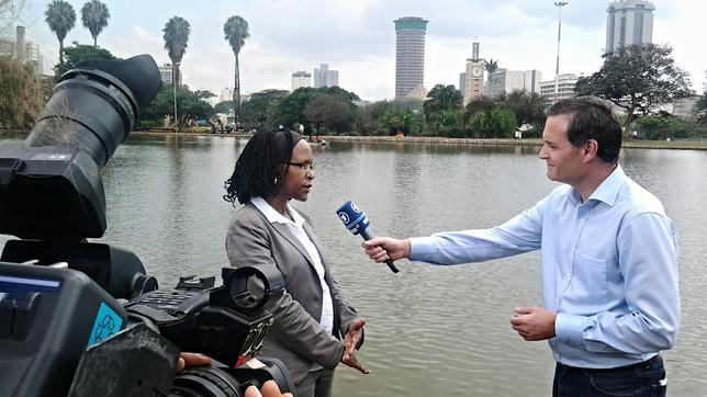 Gladwell Otieno im Interview mit Michael Strempel