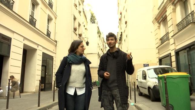 Paris: Der 20-jährige Franzose Nicolas hat keine Wohnung und auch keinen Job.
