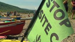 Protestplakat: "Stop Site C"