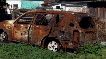 Bild: NDR Ausgebranntes Auto