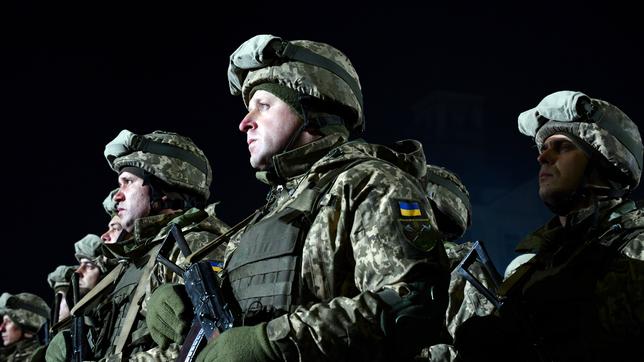 Ukrainische Soldaten.