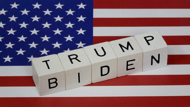 Bild: picture alliance TV-Duell von US-Präsident Trump und seinem Herausforderer Joe Biden