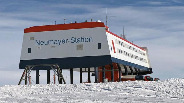 Neumayer-Forschungsstation in der Antarktis 