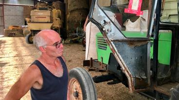 Landwirt Jean-Pierre Simon hat Gegner des geplanten Atommülllagers in Bure unterstützt. Daraufhin hatte die Gendarmerie seinen Traktor beschlagnahmt.