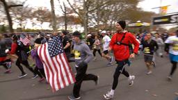 Teilnehmer des Rocky-Run in Philadelphia