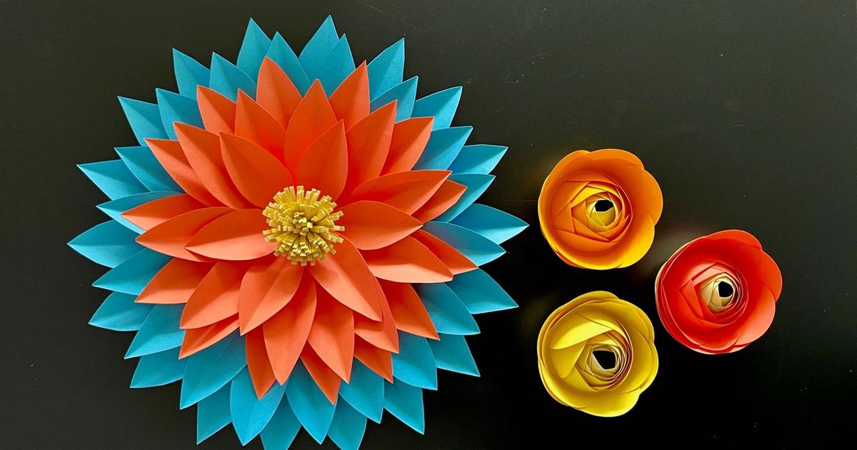 Video Papierblumen basteln ARDBuffet ARD Das Erste