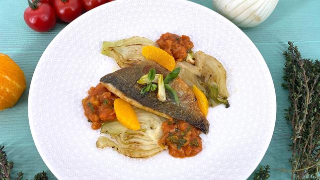 Doradenfilet mit Tomaten-Vinaigrette