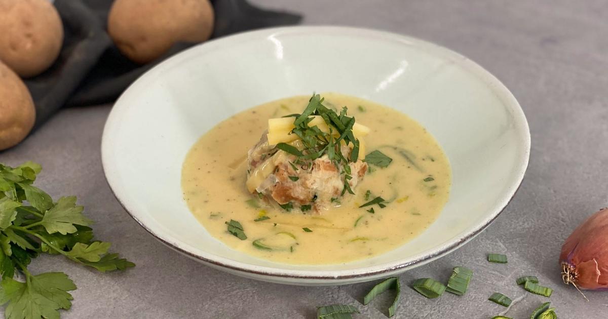 Video: Rezept: Lauchcremesuppe mit... - ARD-Buffet - ARD | Das Erste