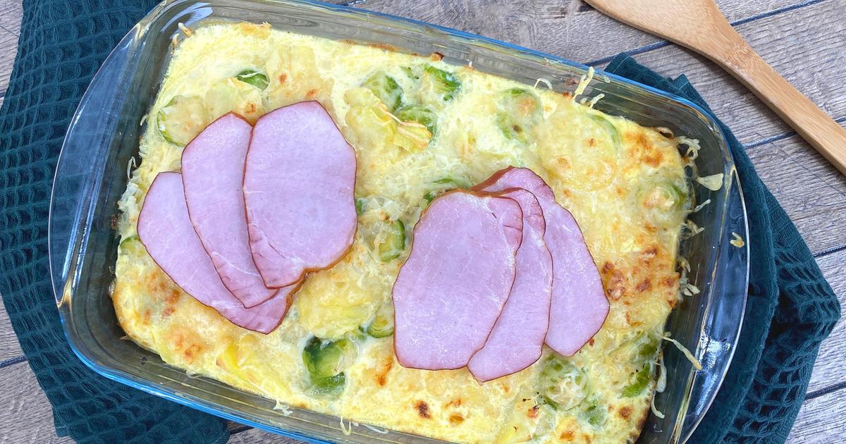 Video: Rezept: Rosenkohlauflauf... - ARD-Buffet - ARD | Das Erste