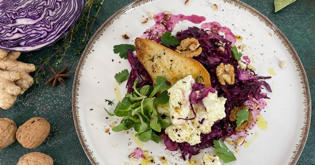 Video: Rezept: Rotkohlsalat mit... - ARD-Buffet - ARD | Das Erste