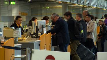 Bild: SR Check-In am Flughafen
