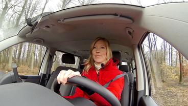 Susanne Gebhardt am Steuer