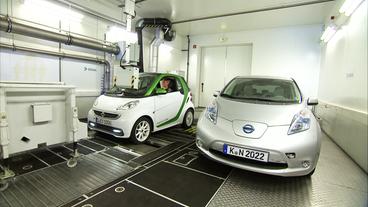 Bild: SWR Elektroautos in der Kältekammer