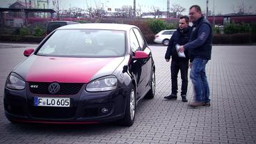 Bild: SWR Gebrauchtwagen auf Parkplatz