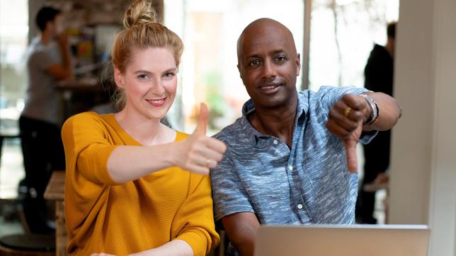 Annabell Neuhof und Yared Dibaba