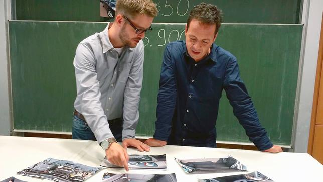 Bild: HR Roberto Cappelluti beim Preisprofi Professor Loschelder von der Uni Lüneburg