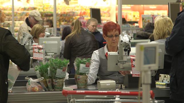 Bild: HR Und warum es an der Supermarktkasse gemütlicher zugehen darf.