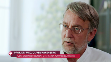 Bild: Das Erste Prof. Dr. med. Oliver Hakenberg bewertet die Arztbesuche unseres Testpatienten.