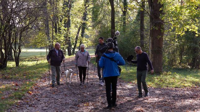 Bild: megaherz/Niklas Blum Beim Nordic Walking