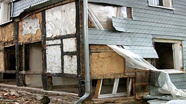Bild: WDR (TV-Bild) Rekonstruktion des Hauses