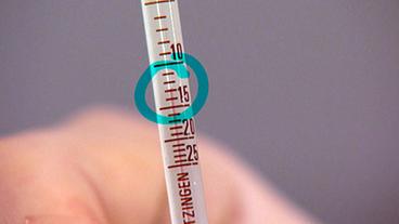 Bild: WDR (TV-Bild) Vinometer zeigt 13 Prozent an