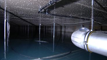 Bild: WDR (TV-Bild) 1,6 Millionen Liter fassender Eisspeicher