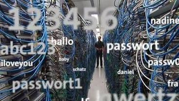 Bild: WDR Beispiele für unsichere Passwörter