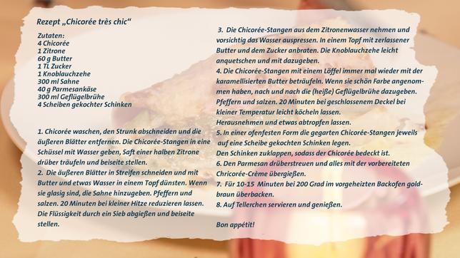 Bild: WDR Chicorée très chic