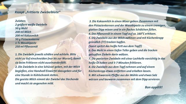 Bild: WDR Frittierte Zwiebelblüte
