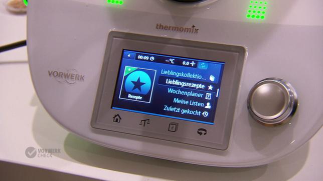 Das Touch-Display des Thermomix