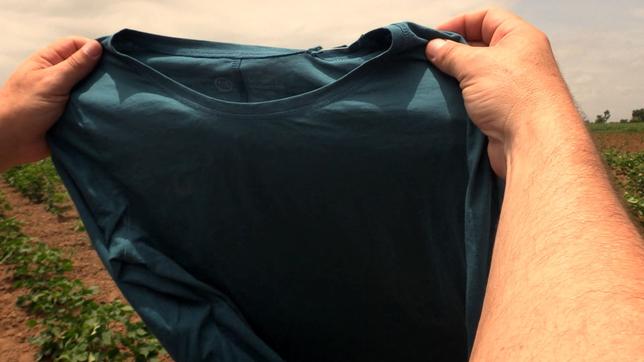 Bild: WDR Zwei Hände halten ein T-Shirt