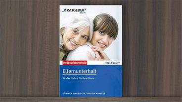 Bild: Verbraucherzentrale Buchcover "Elternunterhalt"