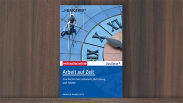 Bild: Stiftung Warentest Buchcover "Arbeit auf Zeit – Ihre Rechte bei Leiharbeit, Befristung und Teilzeit"