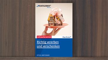 Bild: Stiftung Warentest Buchcover "Richtig vererben und verschenken"