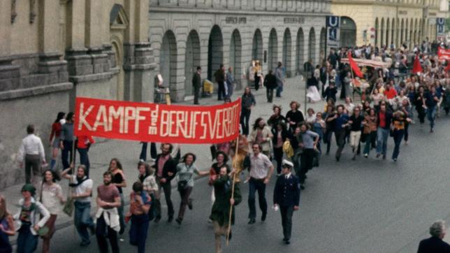 Bild: SR/Hermann G. Abmayr Demo gegen Radikalenerlass, hier in München.
