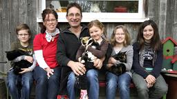 Norbert und Veronika Krug mit ihren Kindern Lorenz, Rebekka, Lydia und Magdalena