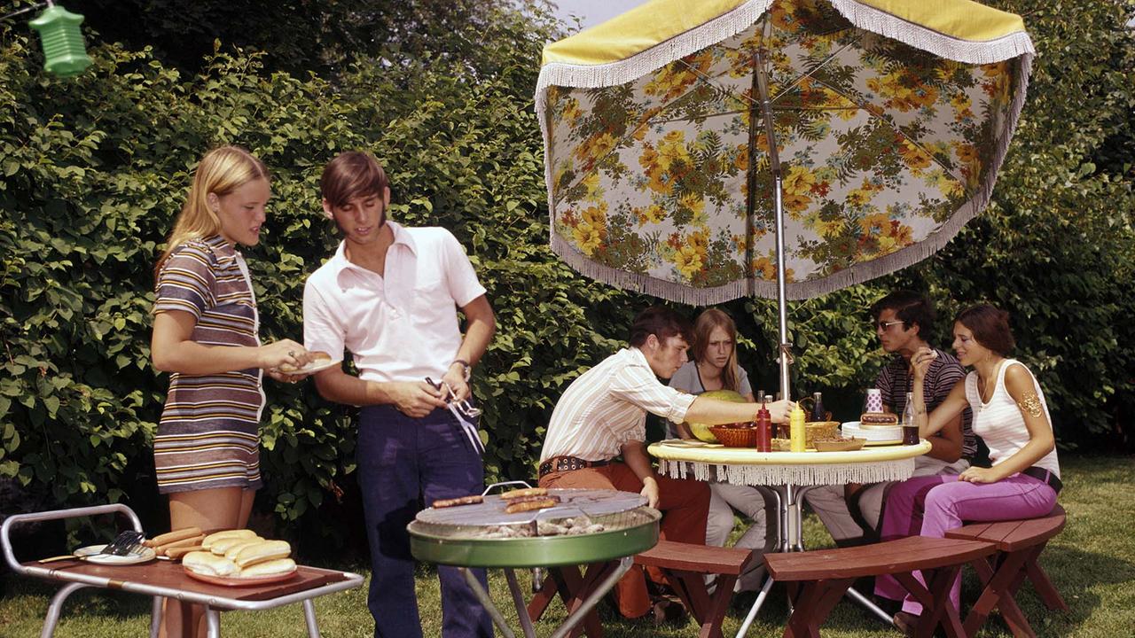 Grillparty im Garten