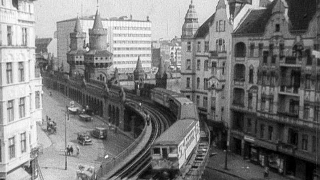 Die Oberbaumbrücke in den 1920er Jahren