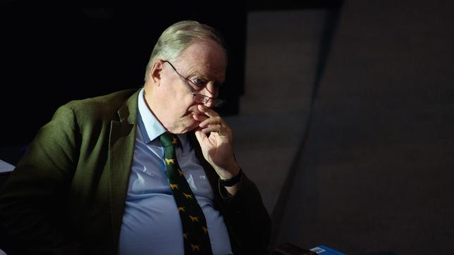 Bild: dpa/Gregor Fischer Alexander Gauland, Vorsitzender der AfD-Bundestagsfraktion, sitzt bei der Plenarsitzung im Deutschen Bundestag.