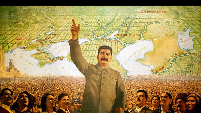 Stalin als Vater der Völker: Der Personenkult um den sowjetischen Diktator nahm immer größere Ausmaße an.