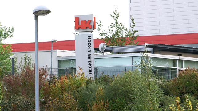 Bild: SWR Das Stammhaus des Waffenherstellers Heckler & Koch in Oberndorf am Neckar