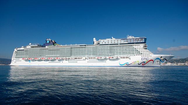 Bild: SR/Thomas Radler Eines der größten Kreuzfahrtschiffe der Welt – die Norwegian Epic