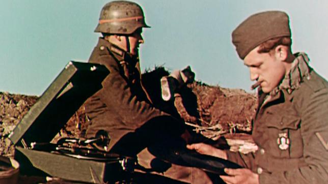 Bild: MDR/DOKfilm Gefechtspause, Oderfront, April 1945 - Deutschland, Hohenwutzen