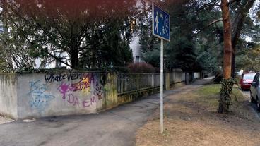 Bild: HR/SWR In einer ruhigen Wohnstraße in Darmstadt stach der junge afghanische Flüchtling auf das Mädchen ein.