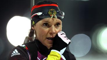 Bild: picture alliance / Christina Pahnke / sampics Evi Sachenbacher-Stehle 2014 bei den Olympischen Winterspielen in Sotchi