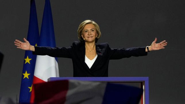 Valérie Pécresse, die Kandidatin der konservativen Republikaner, gilt als die vermutlich stärkste Konkurrentin von Amtsinhaber Macron.