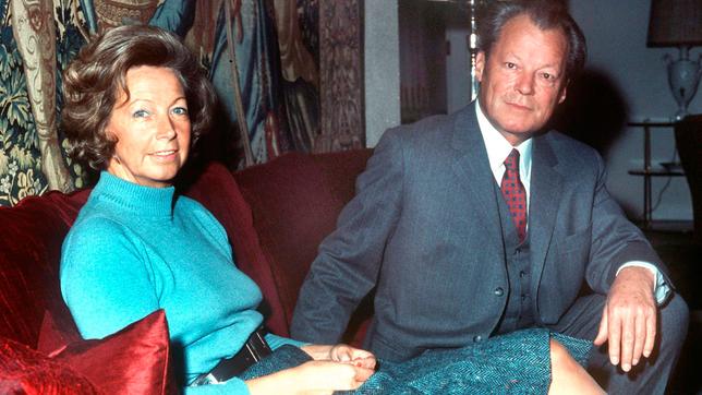 Willy Brandt und Ehefrau Rut